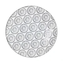 Table Passion Lot De 6 Assiettes à Dessert Chloé 21 Cm Anthracite En Grès Gris