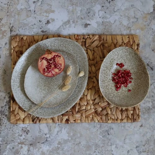 Novastyl Lot De 6 Assiettes à Dessert En Grès 19,5cm – Image 4