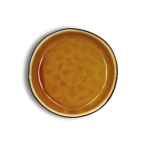 OGO Living Lot De 6 Assiettes Coupes En Grès Jaune 20cm – Image 6