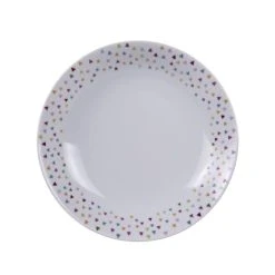 Table Passion Lot De 6 Assiettes Creuse 20 Cm En Porcelaine Blanc
