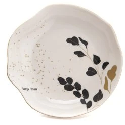 Amadeus Lot De 6 Assiettes Creuse Carpe Diem En Grès Décoré