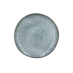 OGO Living Lot De 6 Assiettes Desserts En Grès Bleu 20,5cm
