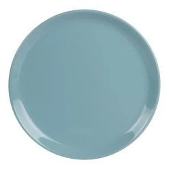 Trend'up Lot De 6 Assiettes Plate 25 Cm En Grès Bleu