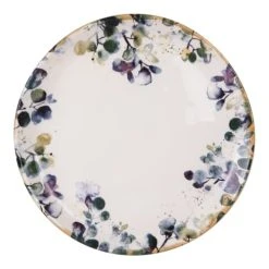 Table Passion Lot De 6 Assiettes Plate 27,5 Cm En Faïence Décoré
