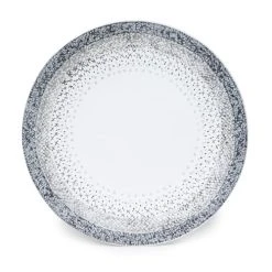 Table Passion Lot De 6 Assiettes Plate 27 Cm En Grès Gris