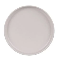 Table Passion Lot De 6 Assiettes Plate Crème 26 Cm En Grès Beige