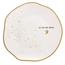 Amadeus Lot De 6 Assiettes Plate En Grès Décoré