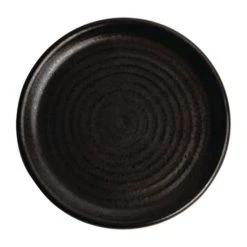Olympia Lot De 6 Assiettes Plates 18cm Noir