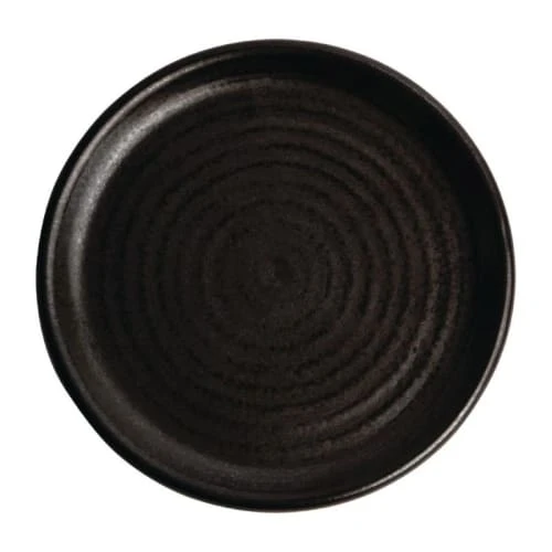 Olympia Lot De 6 Assiettes Plates 26,5cm Noire