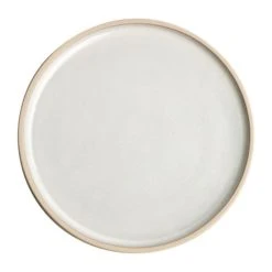 Olympia Lot De 6 Assiettes Plates Bord Droit 180 Mm Blanche