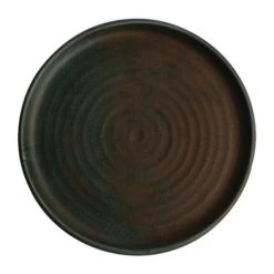 Olympia Lot De 6 Assiettes Plates Vert Bronze Ø265mm