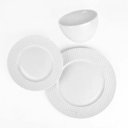 Sia Deco Service 18 Pièces Blanc