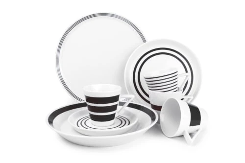 Salt & Pepper Service 20 Pièces Noir