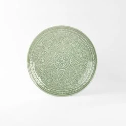 Sia Deco Service 6 Assiettes Vert Clair