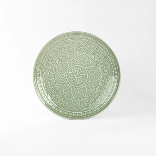 Sia Deco Service 6 Assiettes Vert Clair