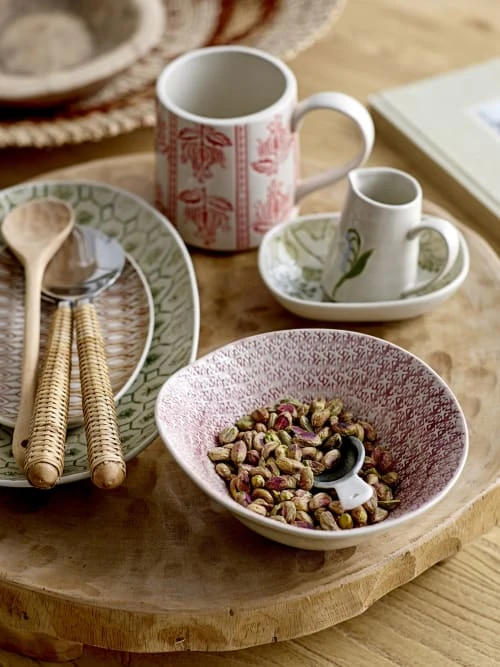 Bloomingville Set De 4 Assiettes En Grès Multicolore – Image 2